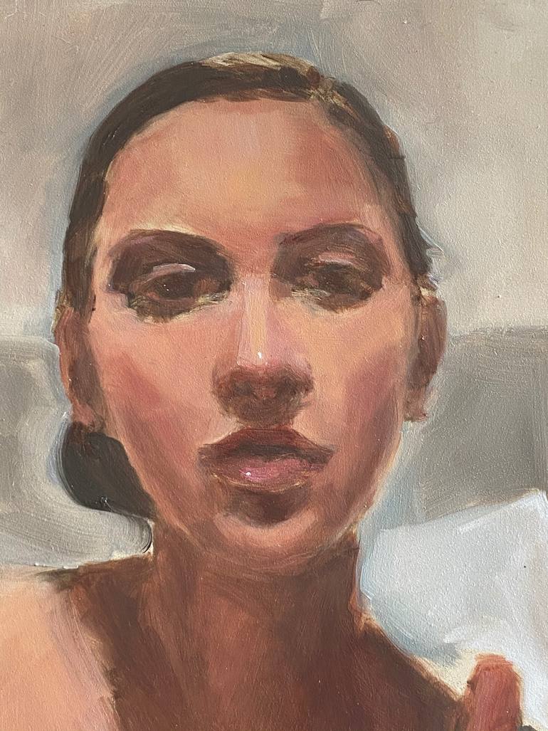 Original Figurative Women Painting by Leslie Singer