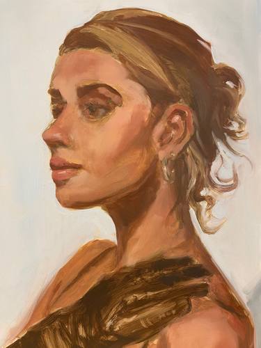 Original Figurative Women Paintings by Leslie Singer