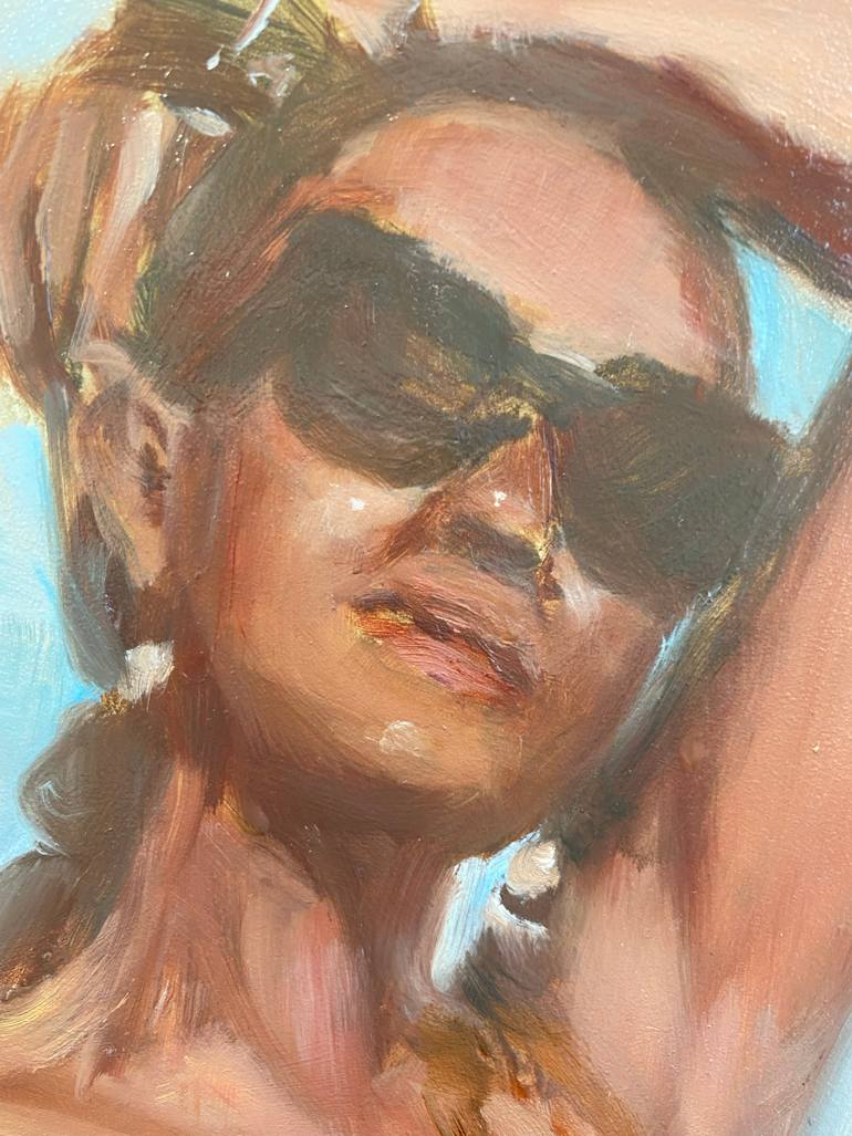 Original Figurative Women Painting by Leslie Singer