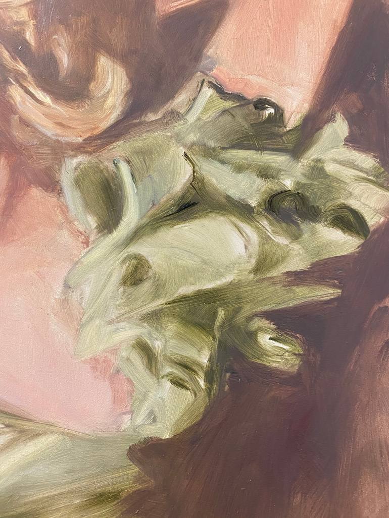 Original Art Deco Women Painting by Leslie Singer