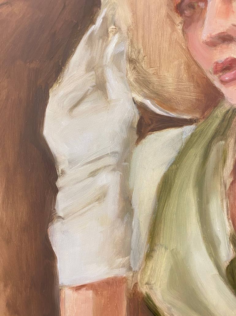 Original Art Deco Women Painting by Leslie Singer