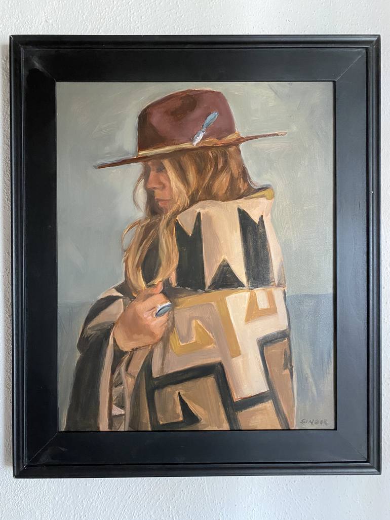Original Figurative Fashion Painting by Leslie Singer