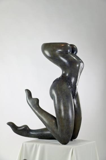 Original Abstract Body Sculpture by Aima Saint Hunon