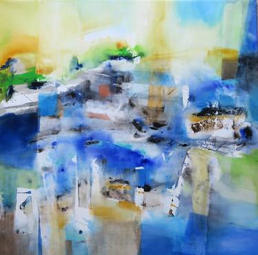 Original Modern Abstract Paintings by Anne BIRONNEAU