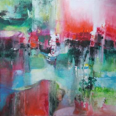 Original Abstract Paintings by Anne BIRONNEAU