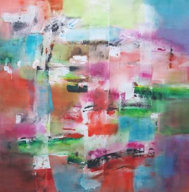 Original Abstract Paintings by Anne BIRONNEAU
