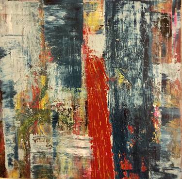 Original Abstract Expressionism Abstract Paintings by Jean Cherouny