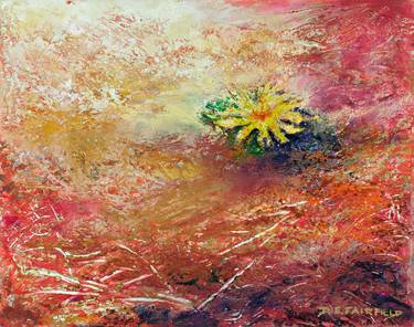 Fleur du Désert (Flower of the Desert) Painting by Cynthia Ligeros