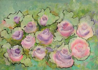 Original Floral Paintings by Tatjana Dojcinovic