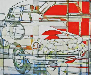 Print of Automobile Paintings by whitney cowing