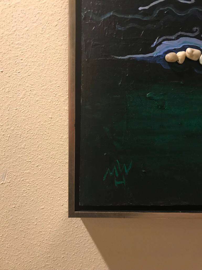 Original Conceptual Abstract Painting by Marjorie Wood Hamlin