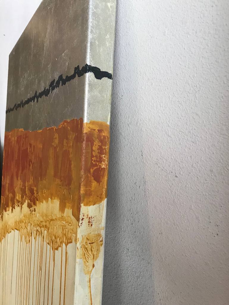 Original Conceptual Abstract Painting by Marjorie Wood Hamlin