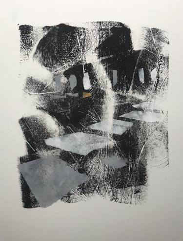 Original Abstract Printmaking by Suzanne Zipprich-Naebauer