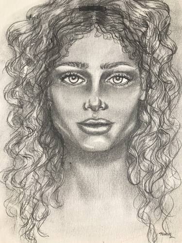 Original Portraiture Portrait Drawings by Talia Perez