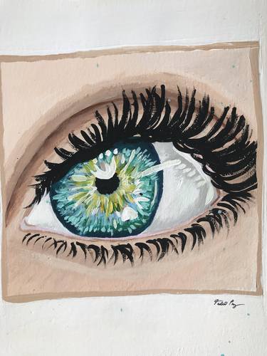 Green Eye Painting thumb