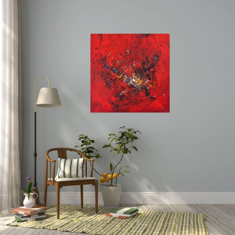 Original Abstract Painting by Roseline Al oumami