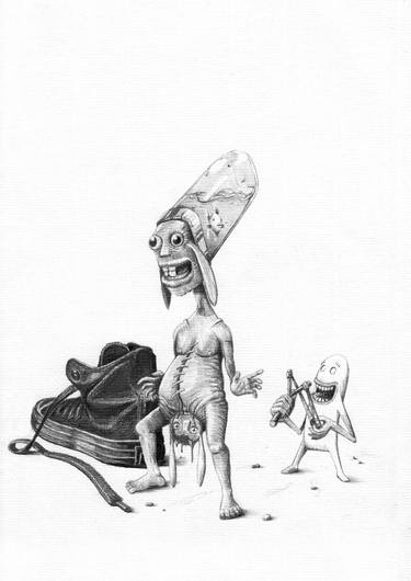 Print of Figurative Humor Drawings by David Liwoch