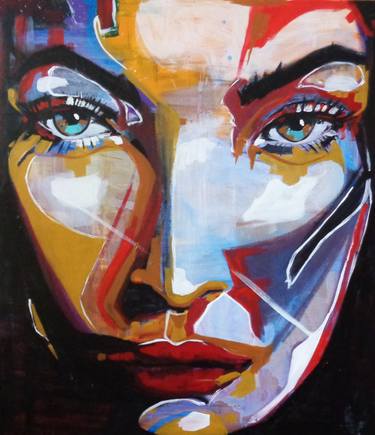 Original Expressionism Women Paintings by VICCAS Victor Castro
