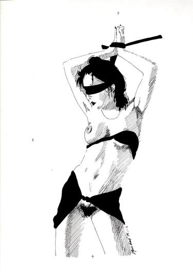 Original Erotic Drawings by J Marc LALOUX