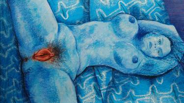 Original Figurative Erotic Paintings by J Marc LALOUX