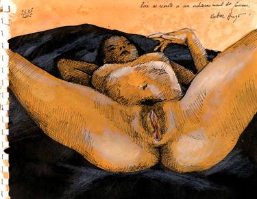 Original Conceptual Erotic Drawings by J Marc LALOUX