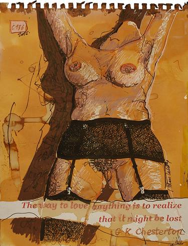 Original Erotic Drawings by J Marc LALOUX