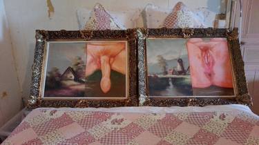 Original Conceptual Erotic Paintings by J Marc LALOUX