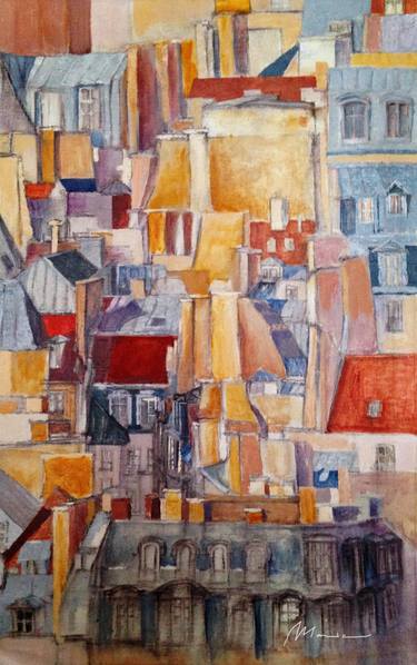 Original Architecture Paintings by Emvienne Maria Anvers