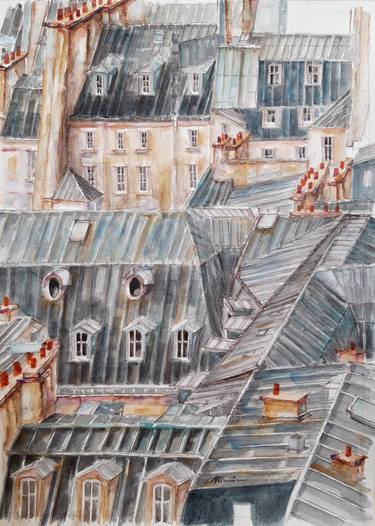 Print of Figurative Cities Paintings by Emvienne Maria Anvers