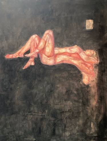 Original Abstract Expressionism Nude Paintings by Emvienne Maria Anvers