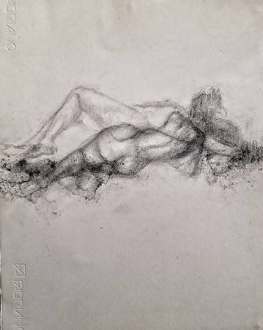 Original Nude Drawings by Emvienne Maria Anvers