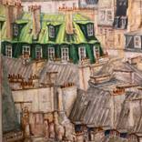 On the Roofs Again (Portrait of a Green Rooftop) by Emvienne Maria Anvers