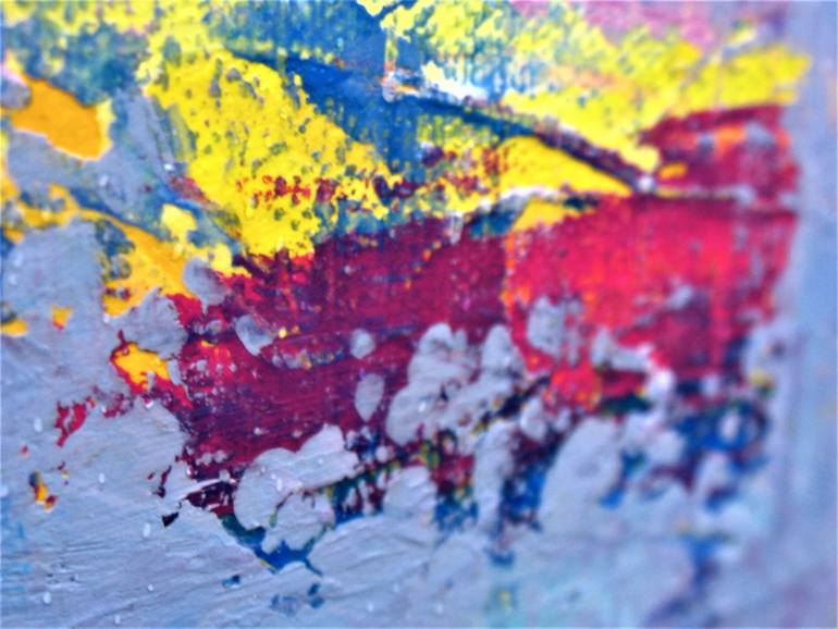 Original Abstract Expressionism Abstract Painting by Liina Veski