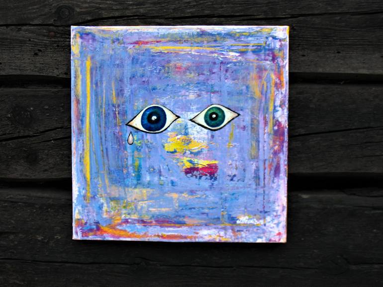 Original Abstract Expressionism Abstract Painting by Liina Veski