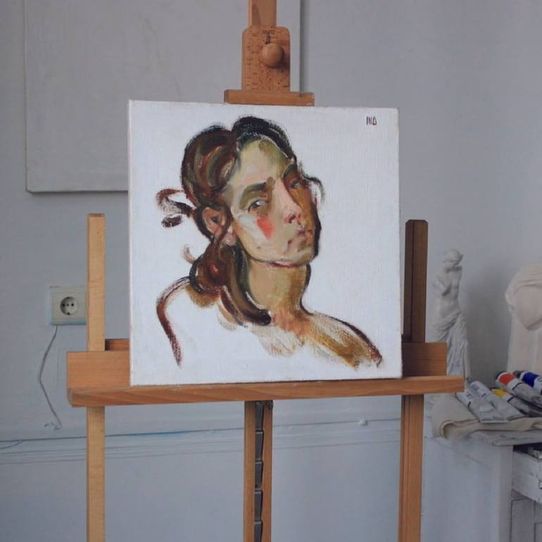 Original Figurative People Painting by Alona Andreeva