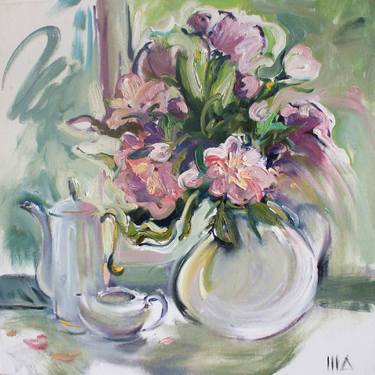 Print of Impressionism Still Life Paintings by Alona Andreeva