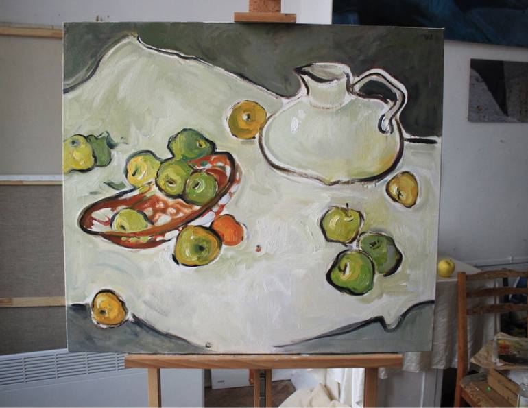 Original Impressionism Still Life Painting by Alona Andreeva