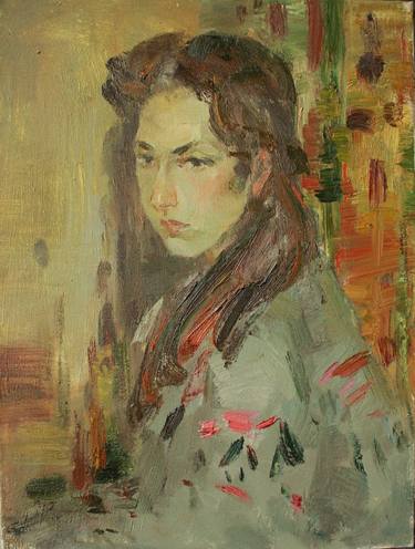 Print of Impressionism Portrait Paintings by Alona Andreeva