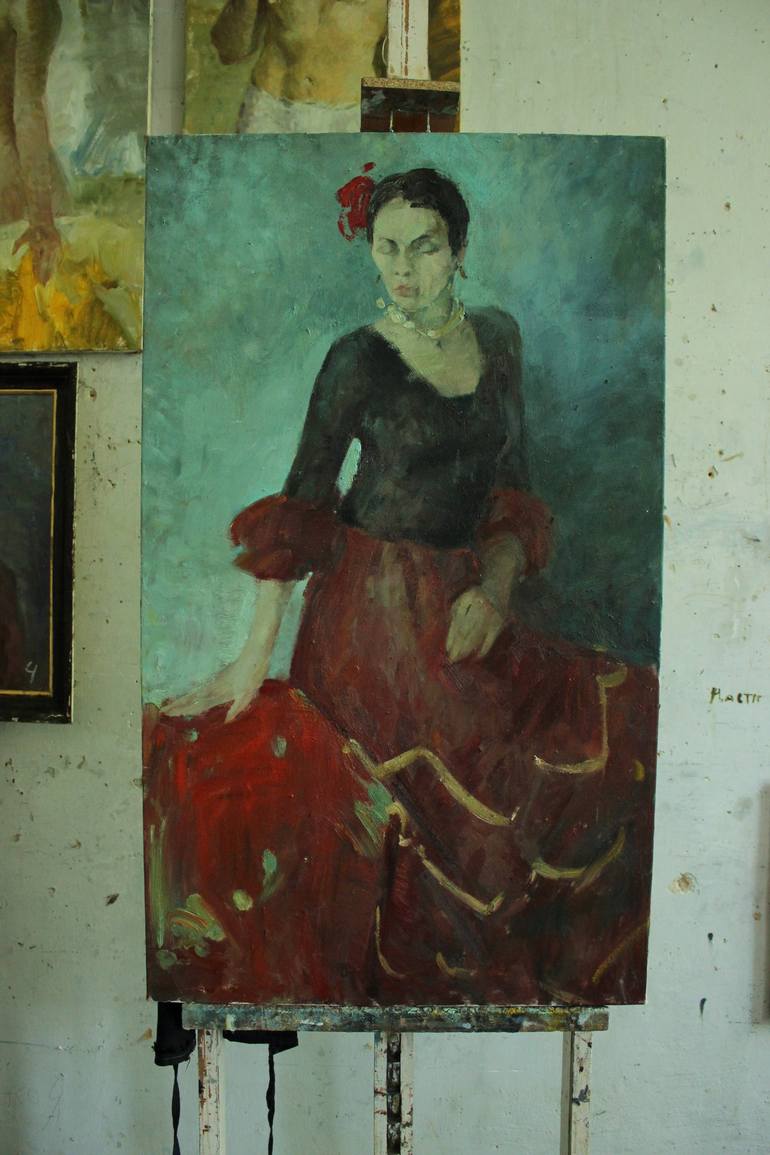 Original Figurative Women Painting by Alona Andreeva