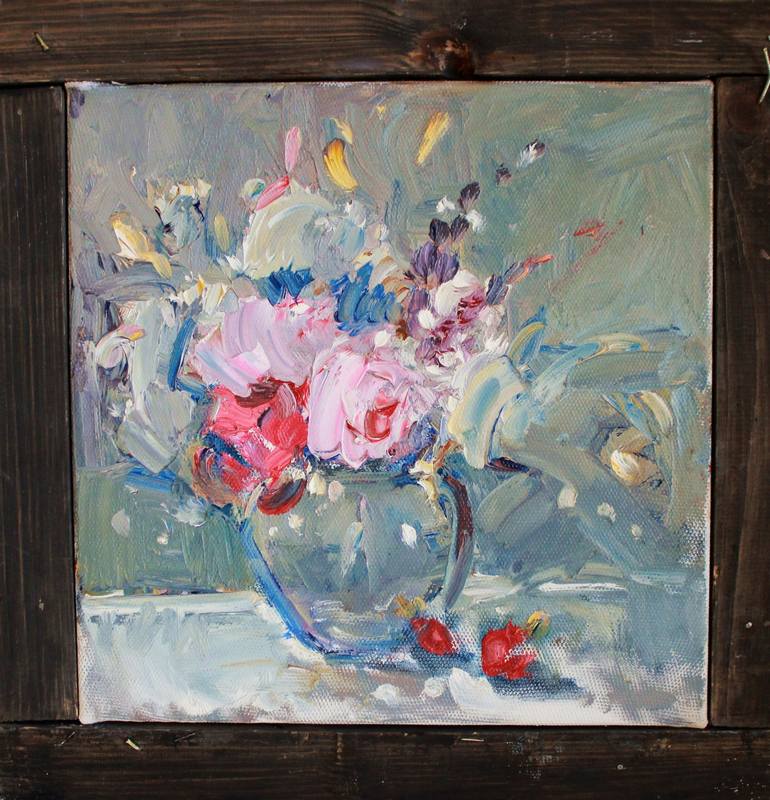 Original Floral Painting by Alona Andreeva
