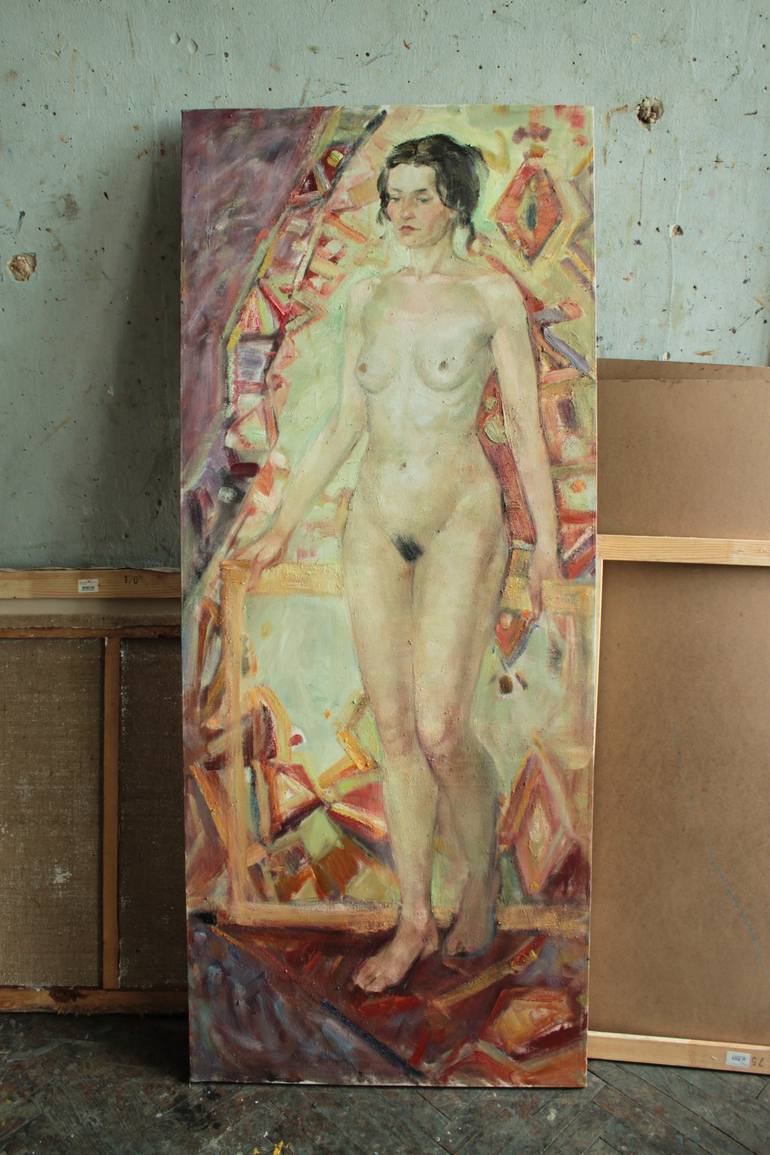 Original Realism Nude Painting by Alona Andreeva