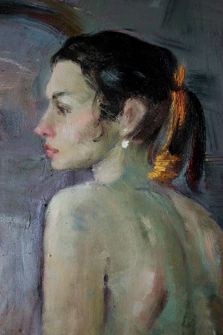 Original Fine Art Women Painting by Alona Andreeva