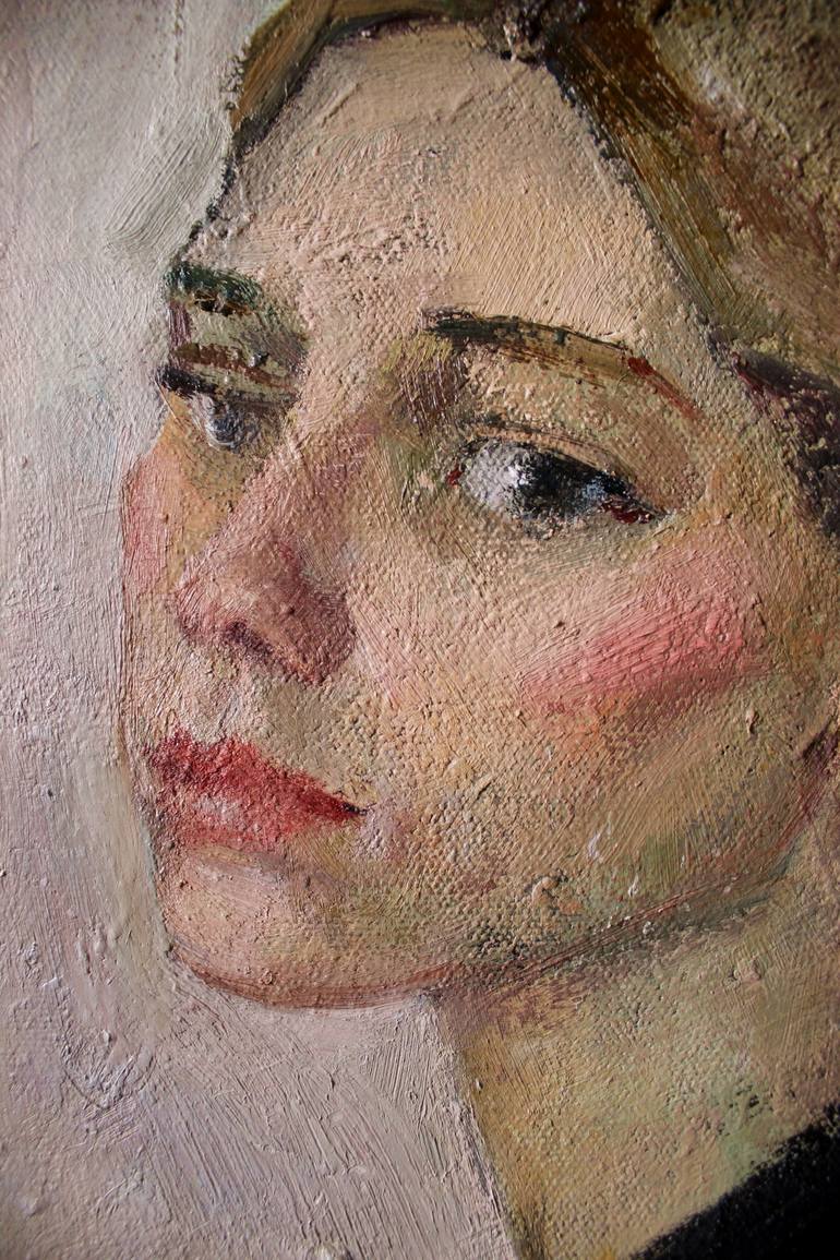 Original Fine Art Portrait Painting by Alona Andreeva