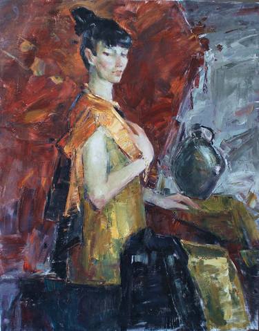 Print of Fine Art Women Paintings by Alona Andreeva