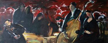 Print of Figurative Music Paintings by Alona Andreeva