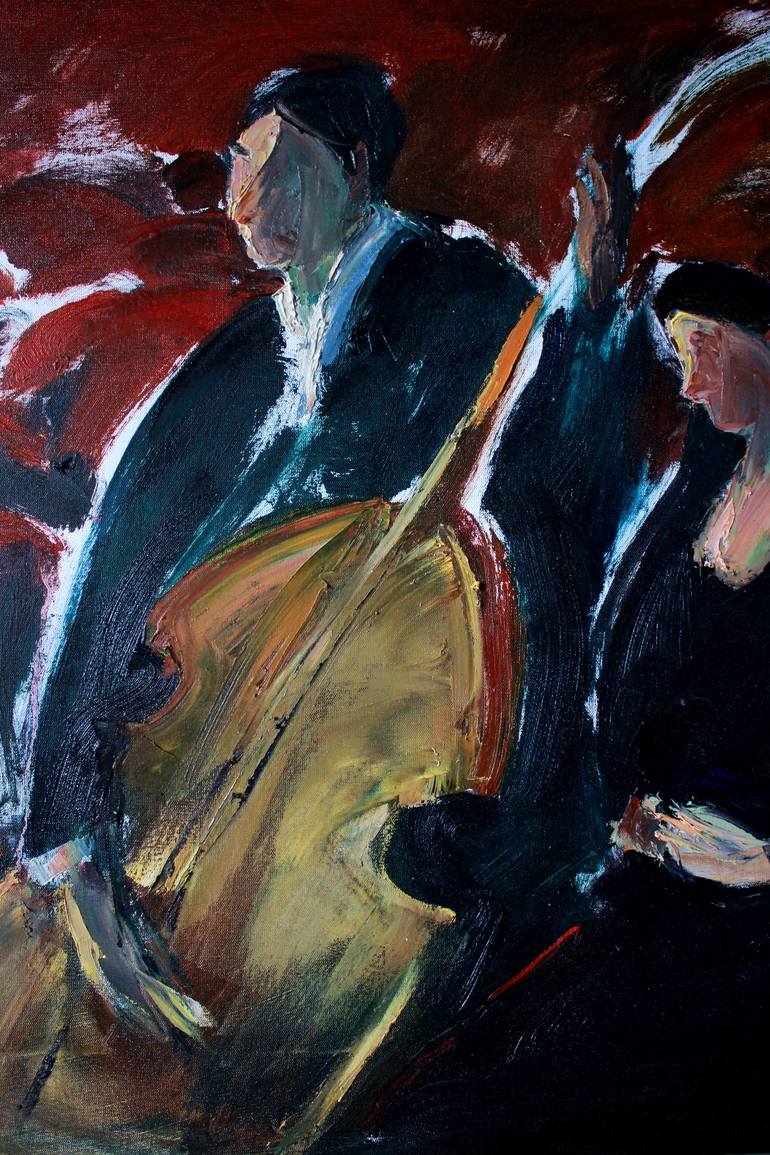 Original Figurative Music Painting by Alona Andreeva