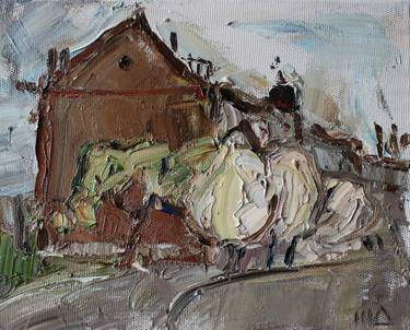 Original Impressionism Landscape Painting by Alona Andreeva