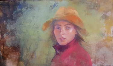 Original Portrait Painting by Francisca Vogel
