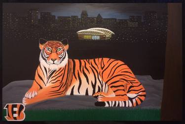 Tiger at night thumb