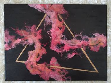 Original Abstract Expressionism Abstract Painting by Kanchana De Silva